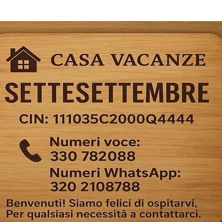 Apartment Casa Sette Settembre *